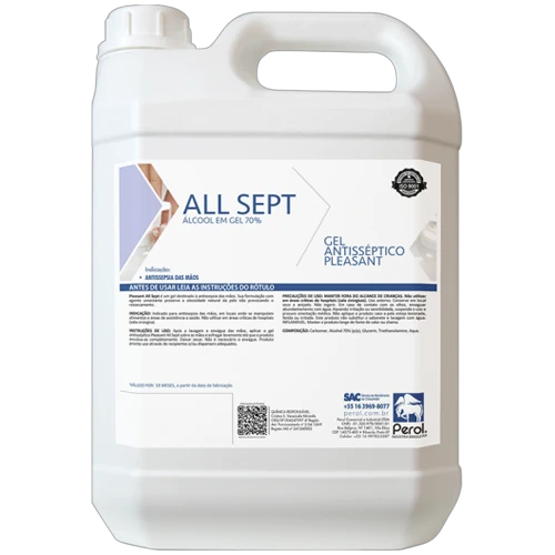 Odontoplay - PLEASANT ALL SEPT - ÁLCOOL GEL 70% (ODONTO HOSPITALAR)